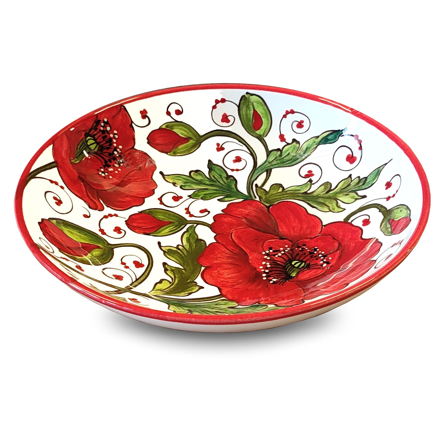 Val D'Orcia Poppies 4 Pieces Set