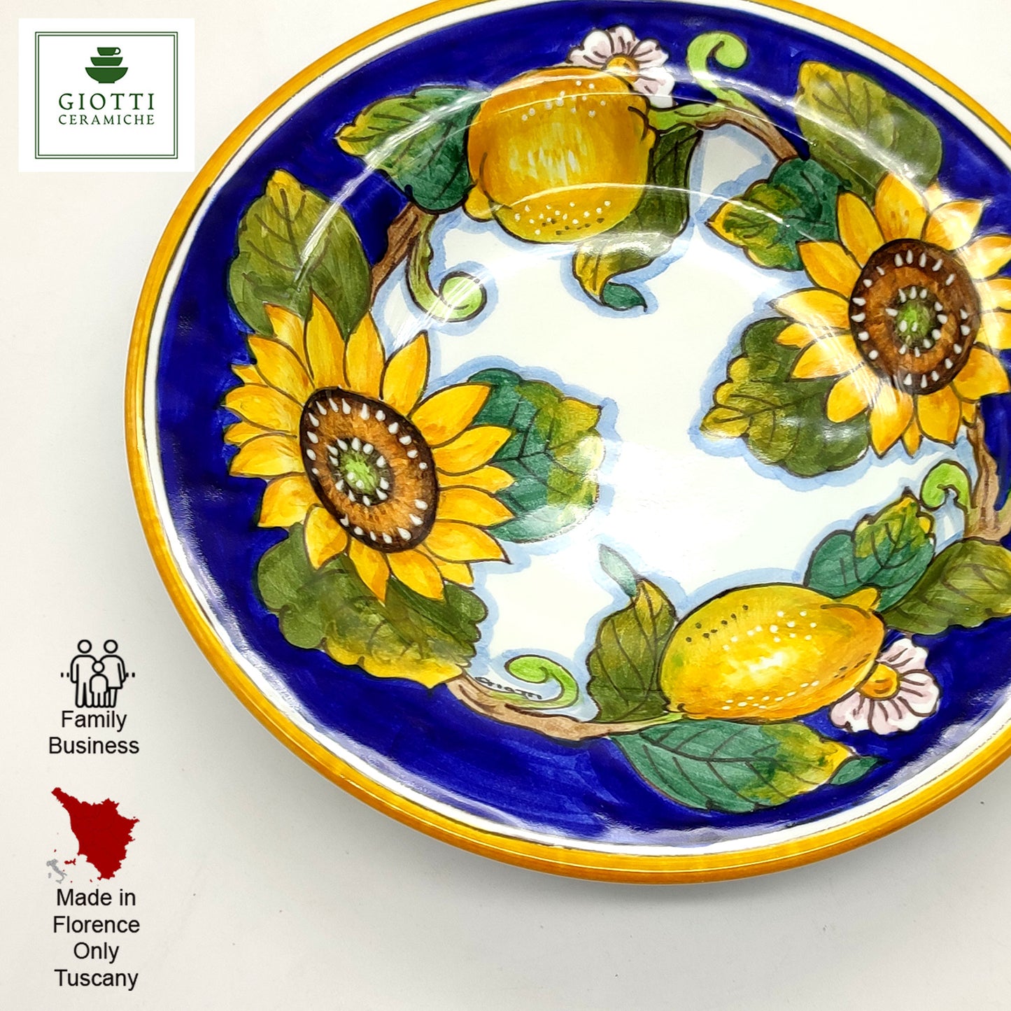 Tuscany SunFlower and Lemon Spaghetti Bowl