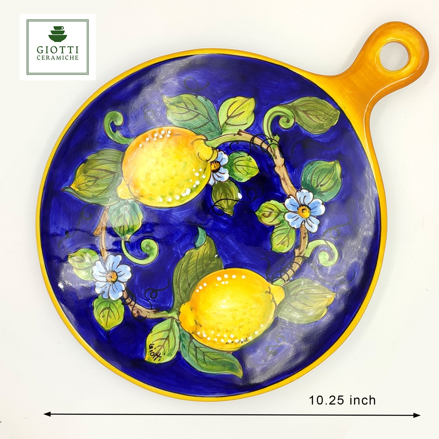 Lemon on Blue Cheese Board 26cm