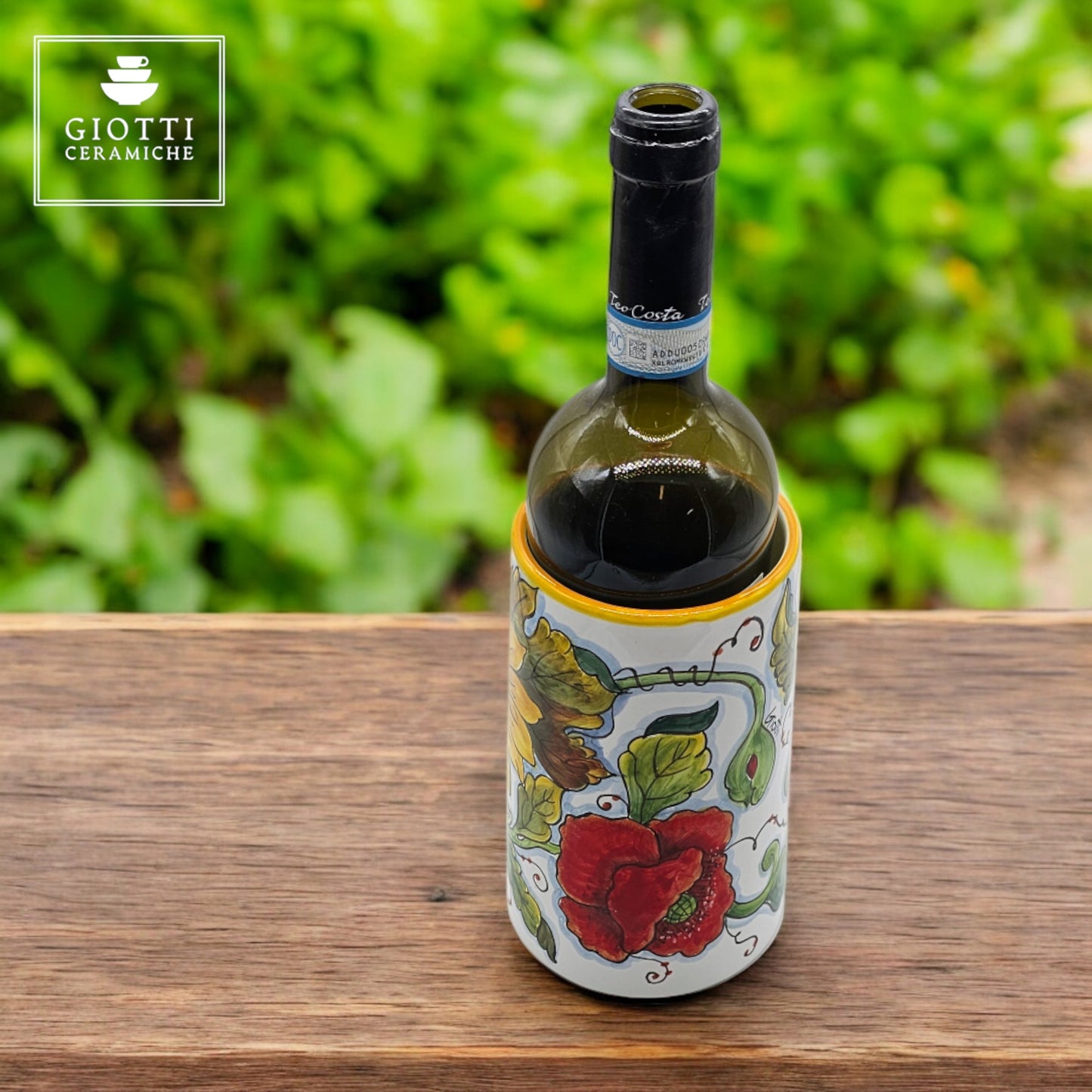 Girasoli e Papaverti Curls Utensil Holder