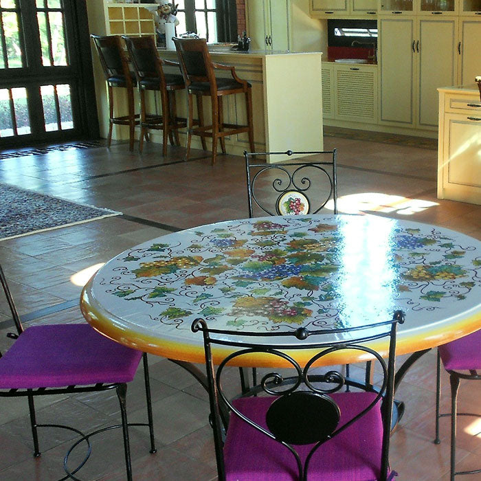 Custom Round Table Top Set