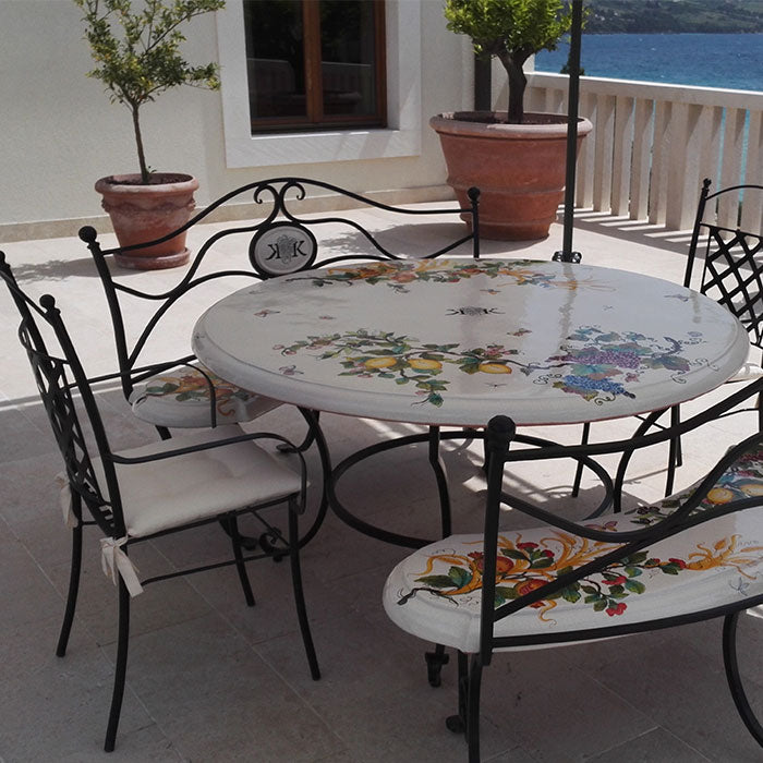 Custom Round Table Top Set