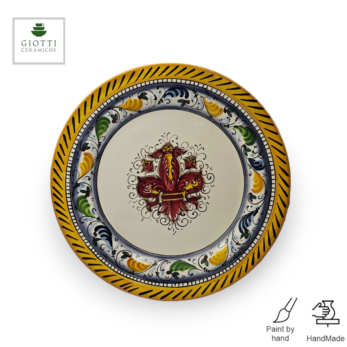 Giglio Rosso Dinnerware Dish / Plate 29cm