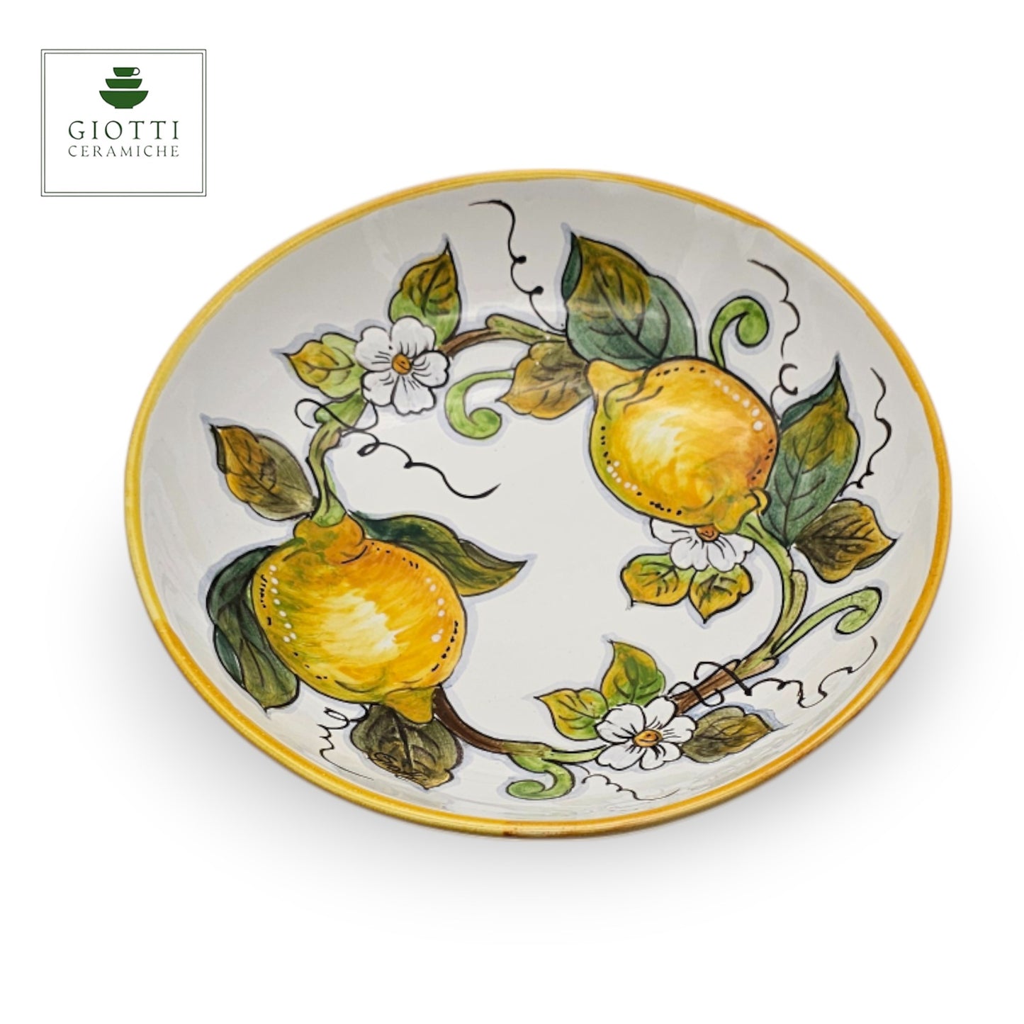 Lemon White Soup Bowl 24cm