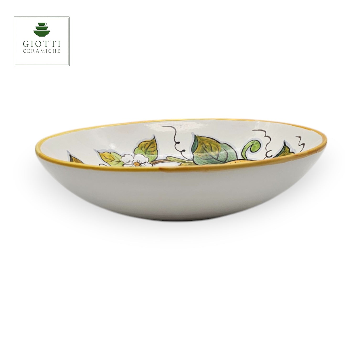 Lemon White Soup Bowl 24cm