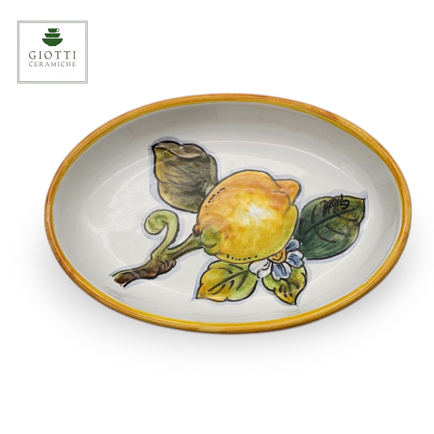 White Lemon Small Oval Serving Bowls - Party Snack