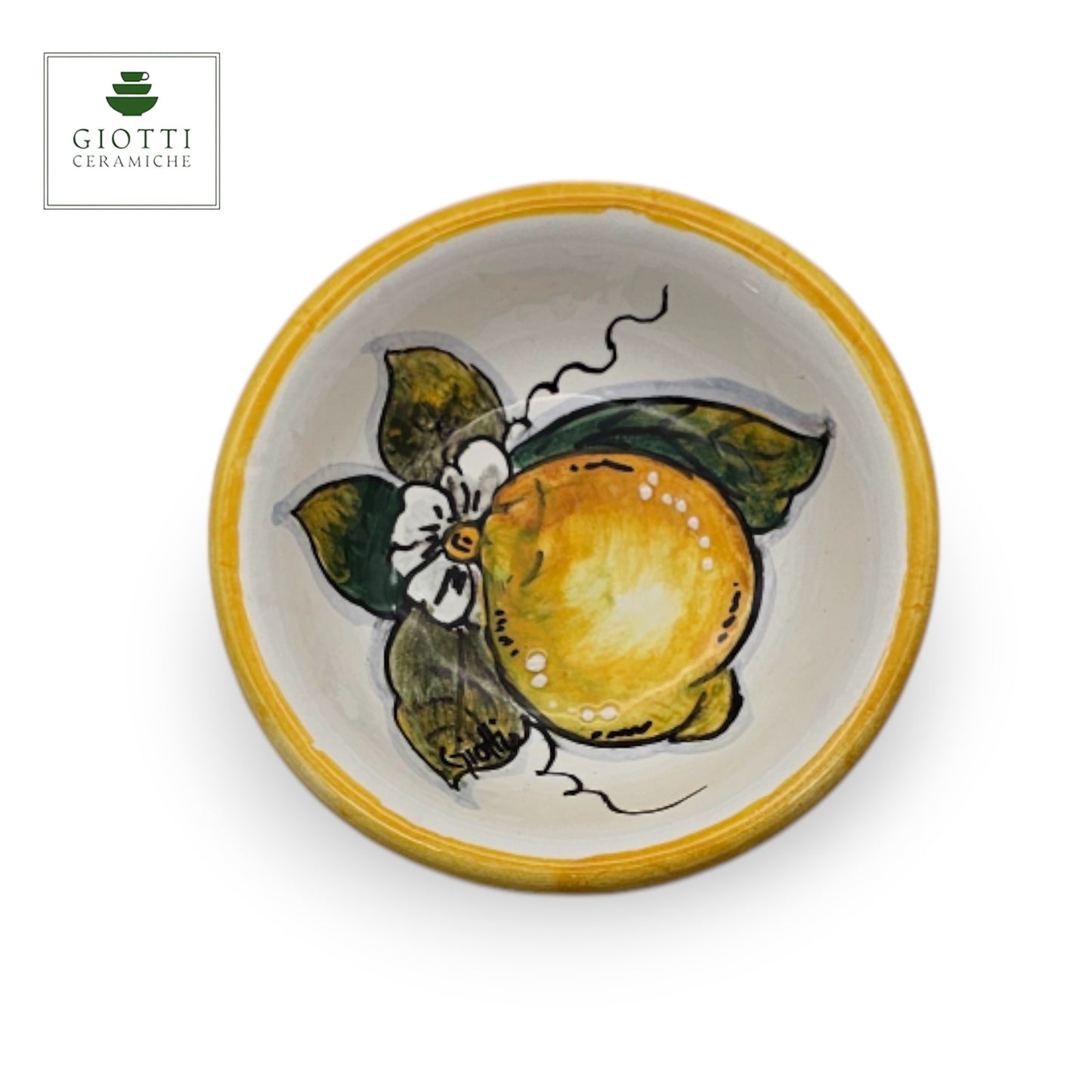 White Lemon Small Serving Bowls - Party Snack