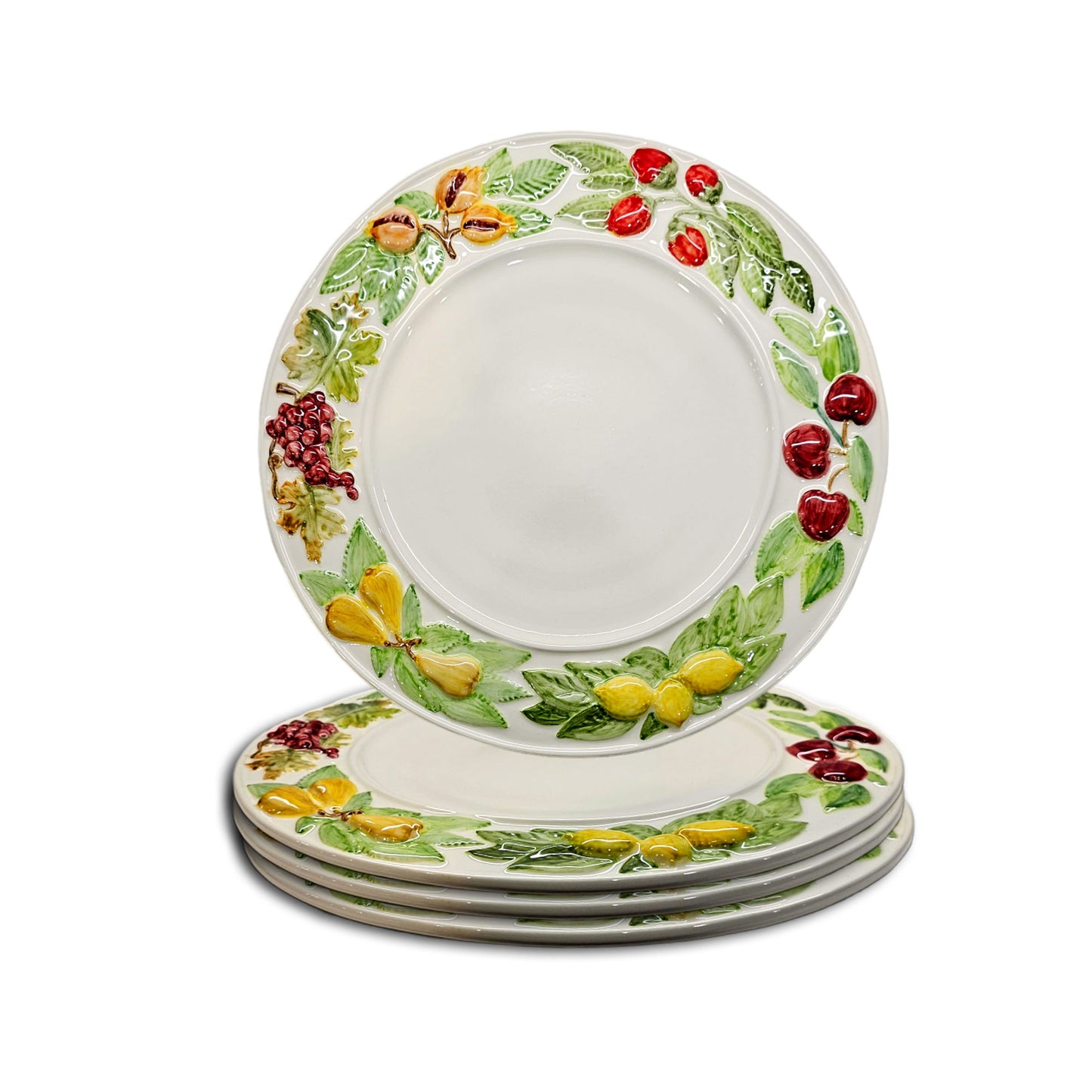 4 x MIX COLOR - Embossed Chargers