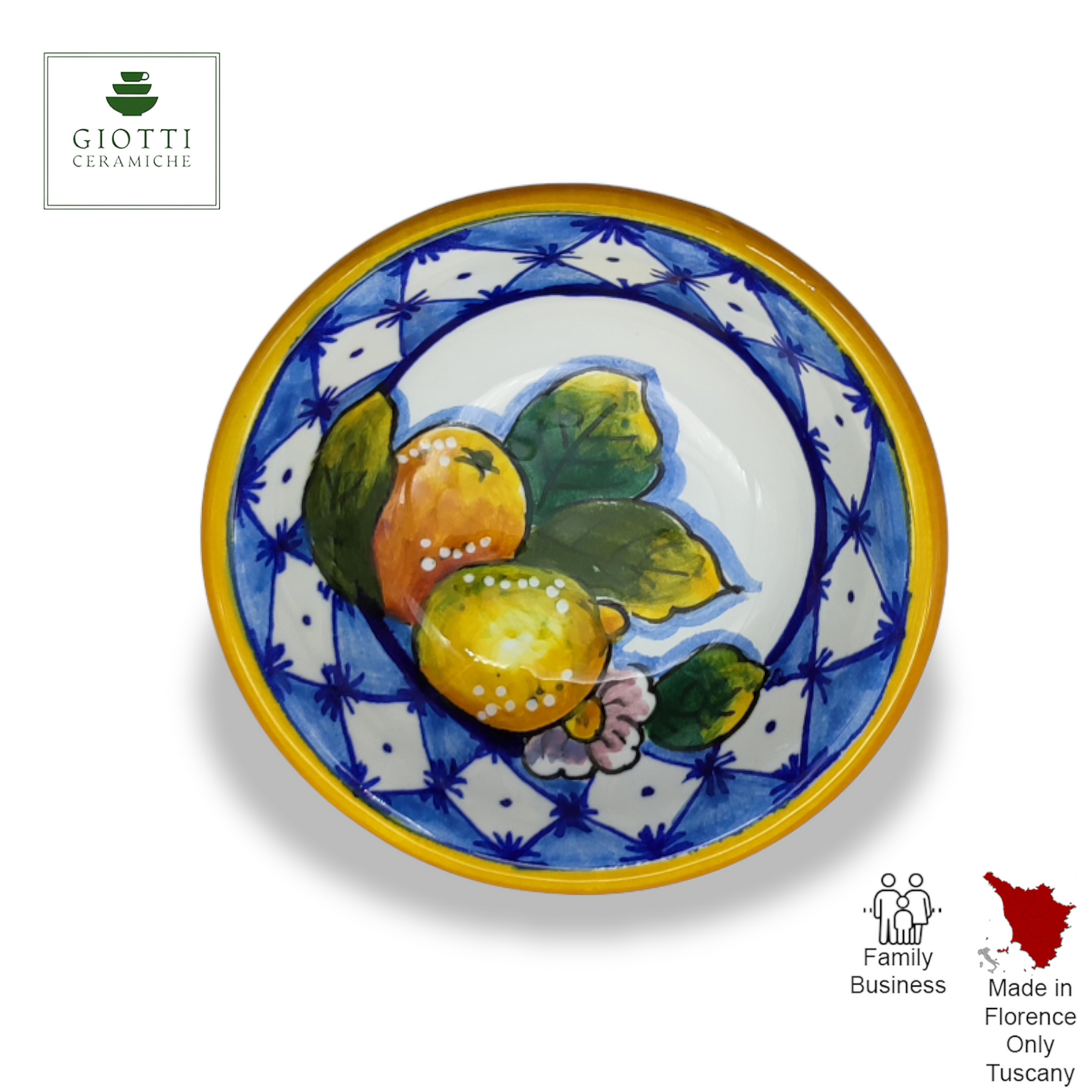 Ischia Orange and Lemons Small Serving Bowls - Party Snack