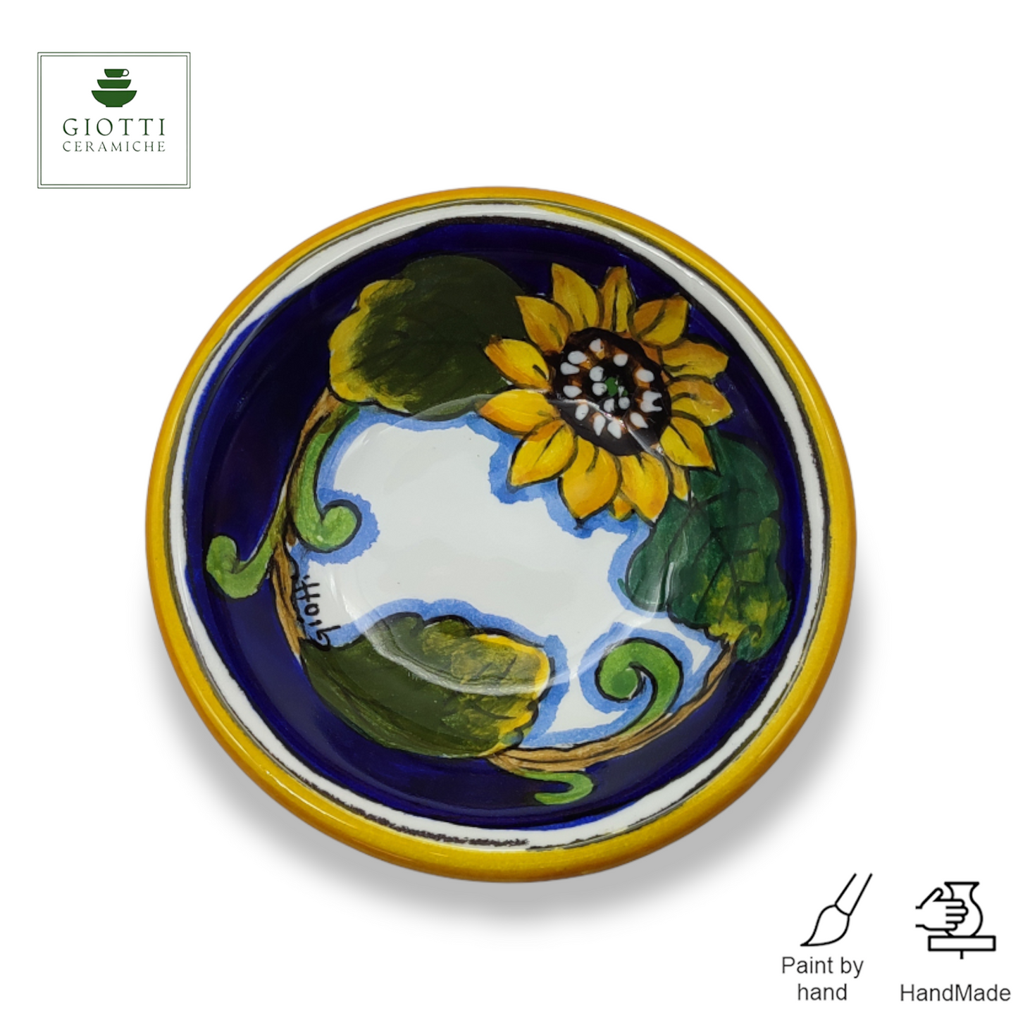 Tuscany SunFlower and Lemon Small Serving Bowls - Party Snack