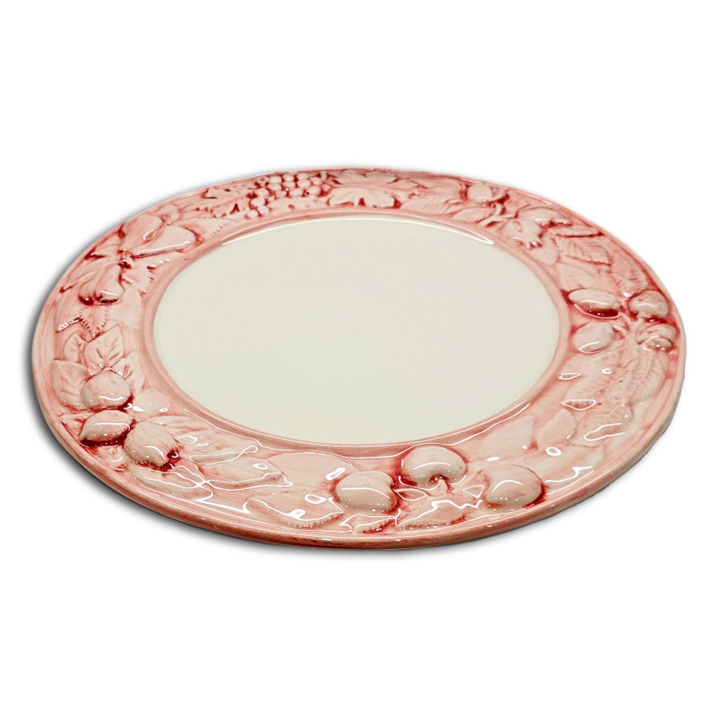 4 x PINK - Embossed Chargers