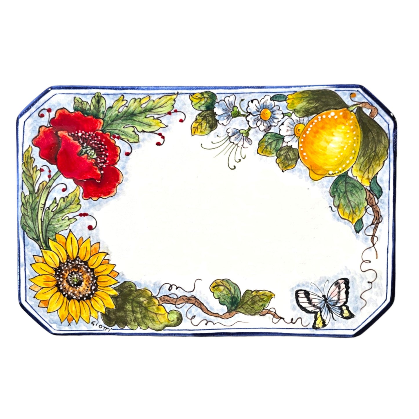 Flowers house sign