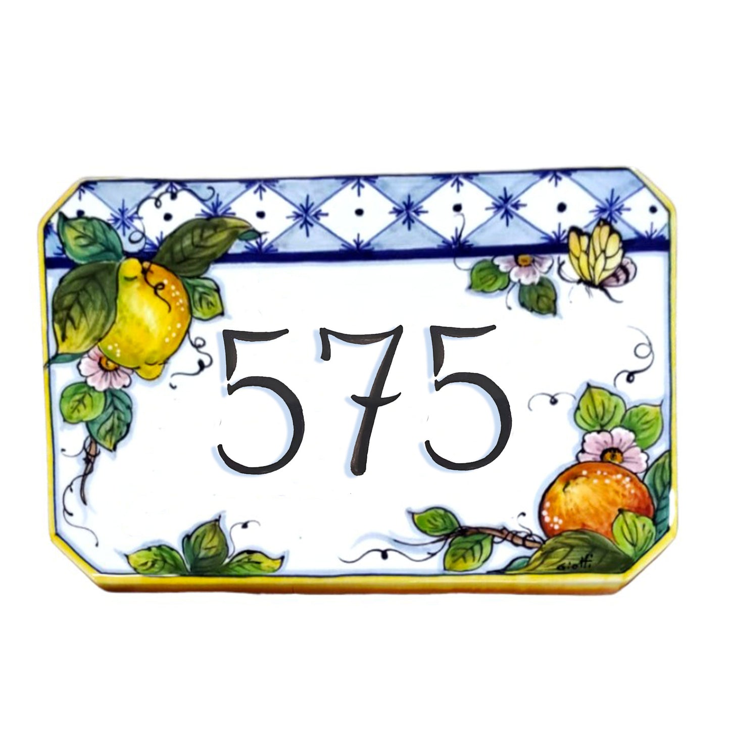 Lemon_Orange house sign
