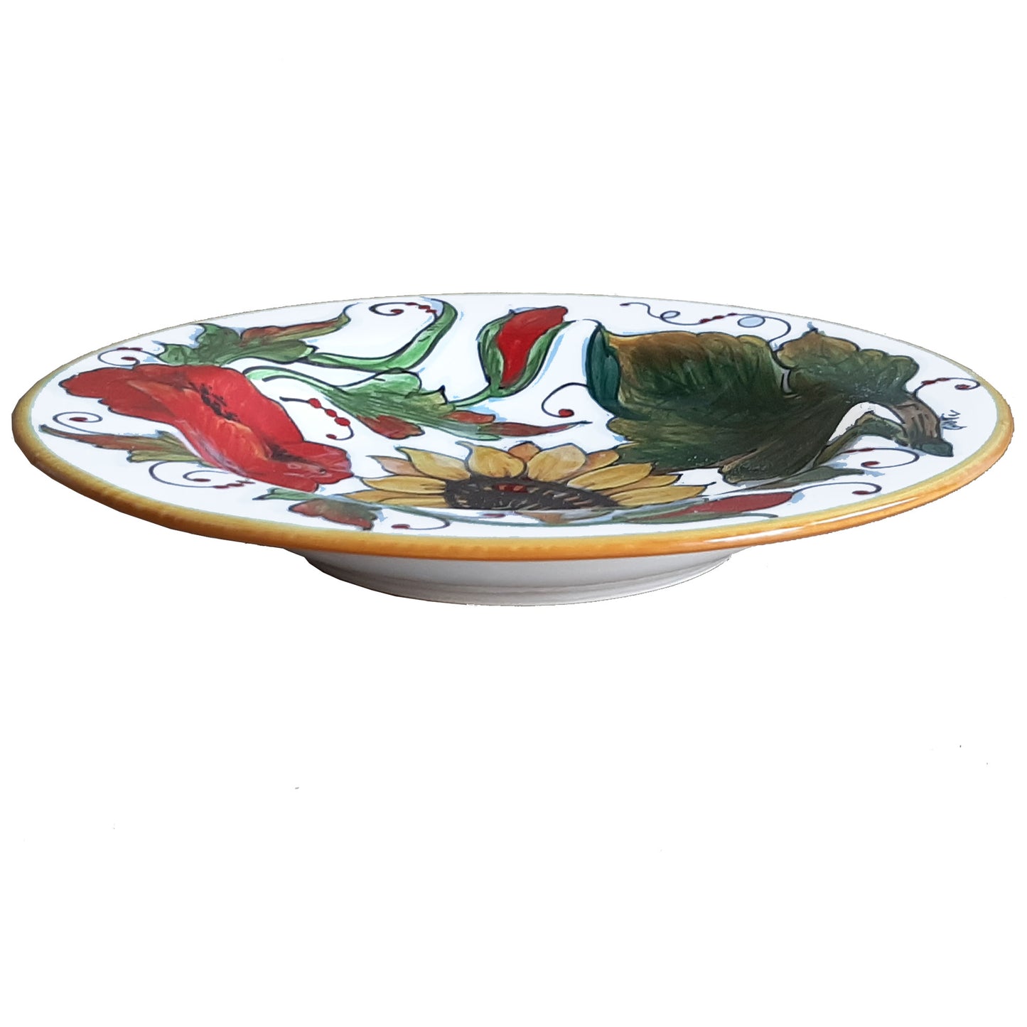 SunFlower and Poppies Pasta Bowl