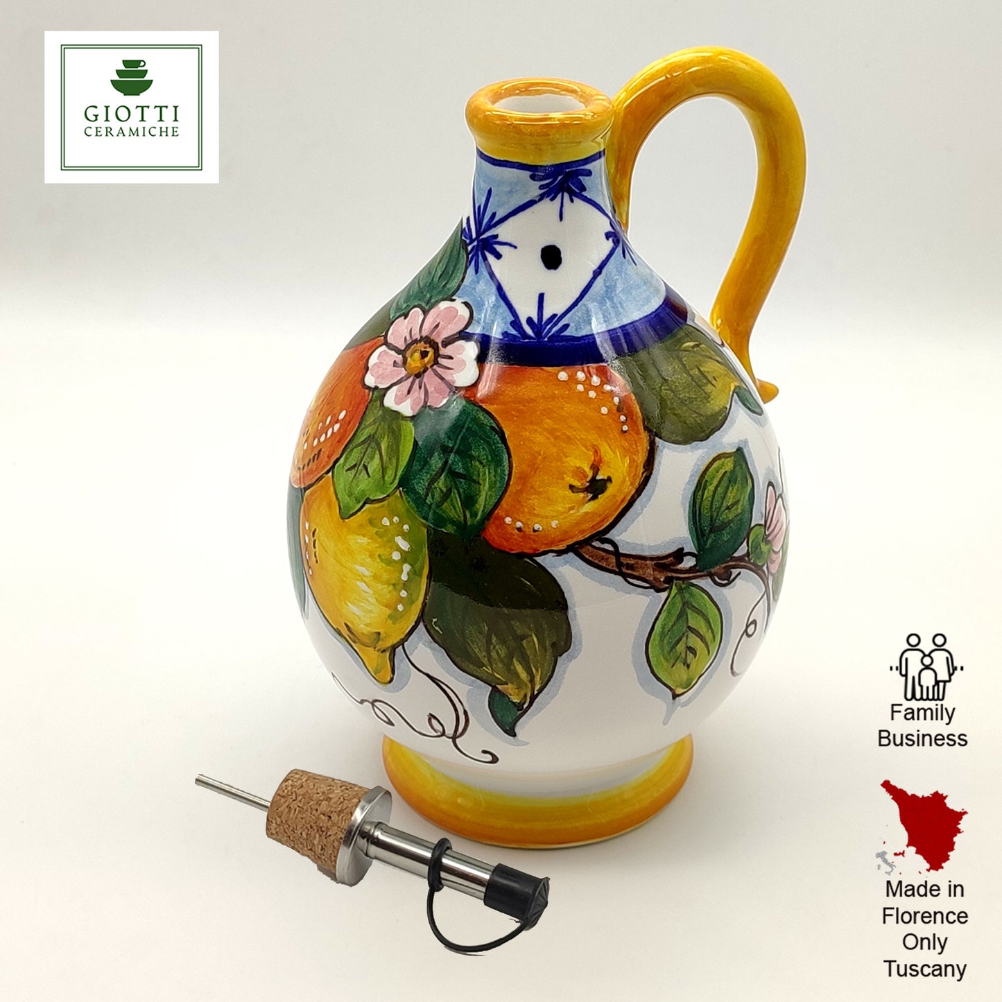 Orange and Lemon Oil Bottle