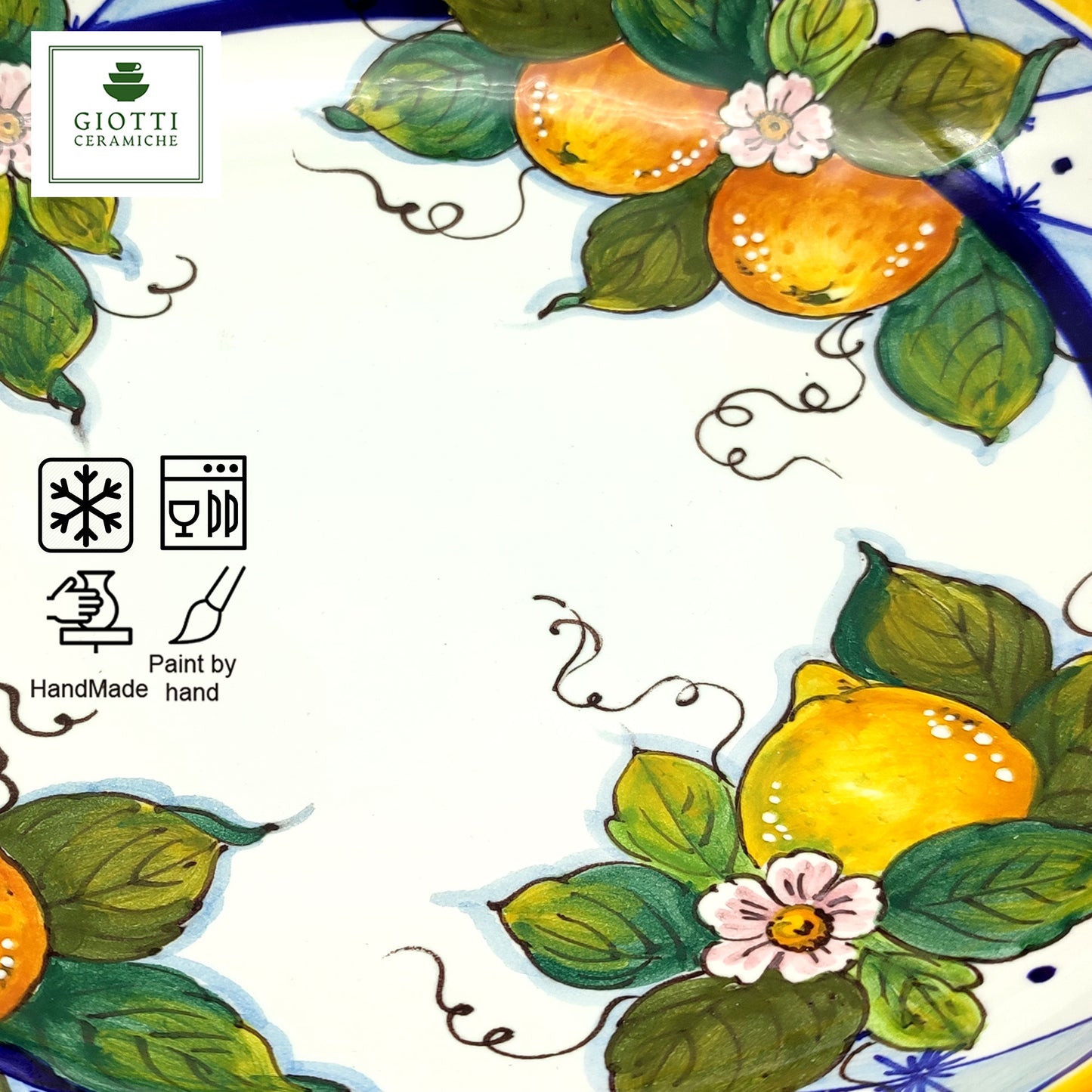Orange and Lemon Salad Bowl 35cm low