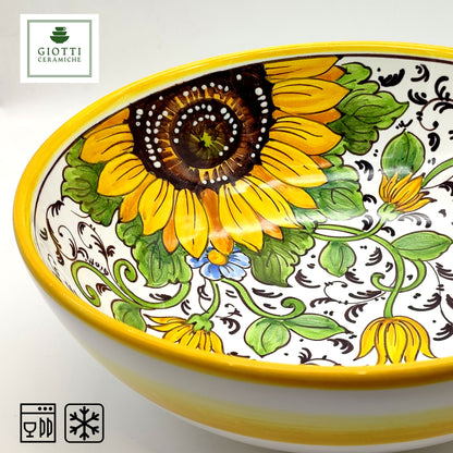 SunFlowers and Sparkle Salad Bowl