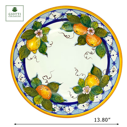 Orange and Lemon Salad Bowl 35cm low