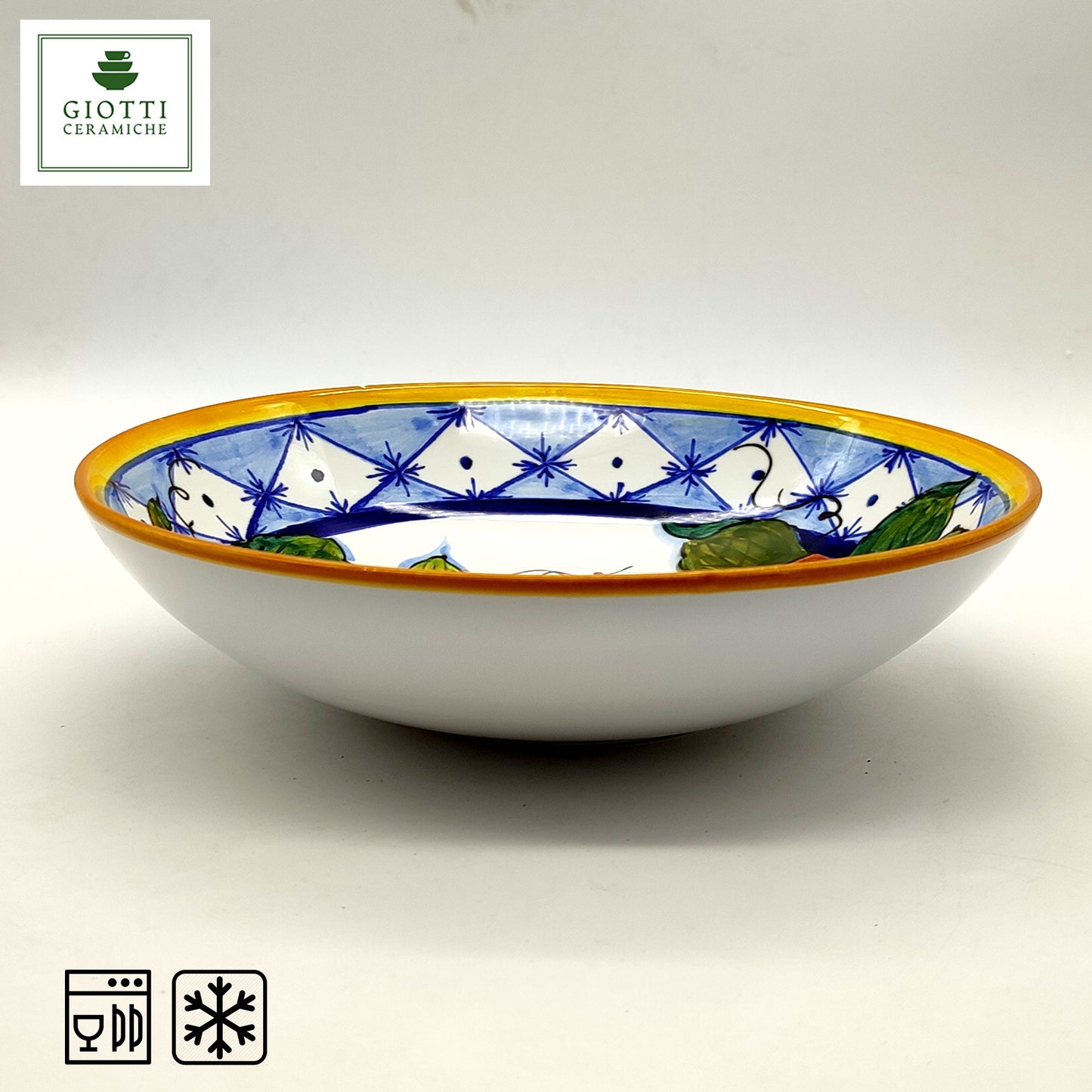Orange Lemon Ischia  Pasta and Soup Bowl