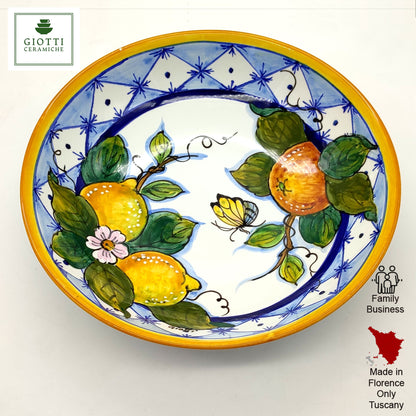 Orange Lemon Ischia  Pasta and Soup Bowl