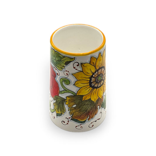 Girasoli e Papaverti Curls Utensil Holder