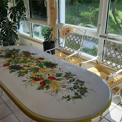 Custom Oval Table Top Set