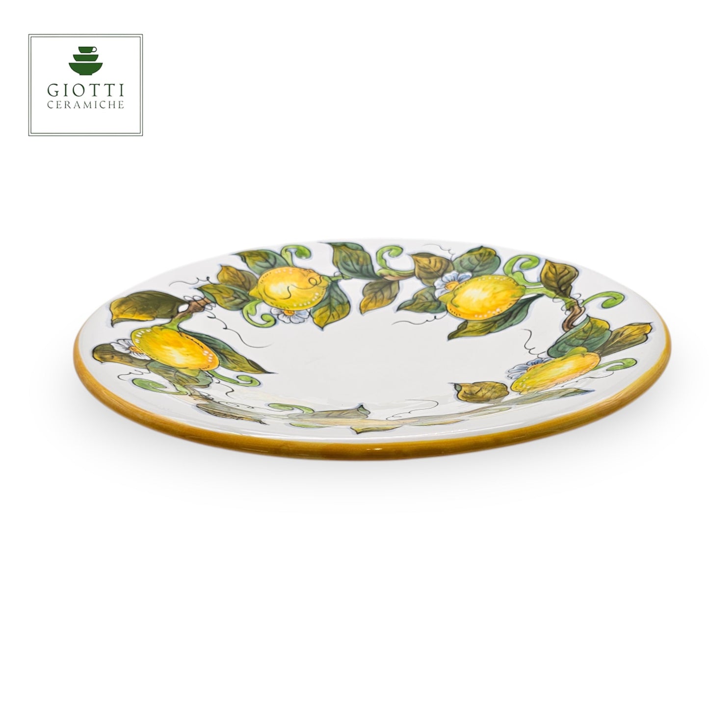 White Lemon Serving Plate 41cm