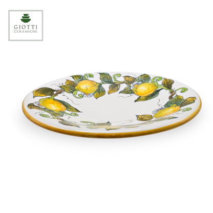 White Lemon Serving Plate 41cm