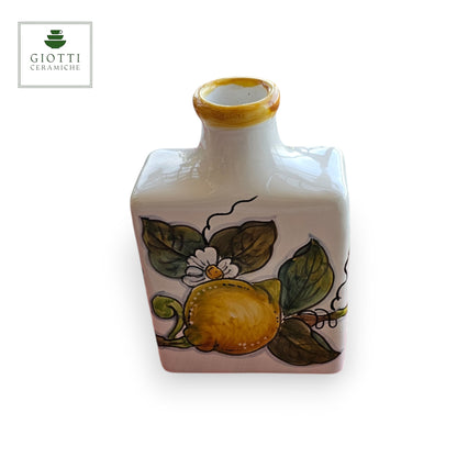 Lemon White Hand-Painted  Ceramic Bottle Fragrance Diffuser