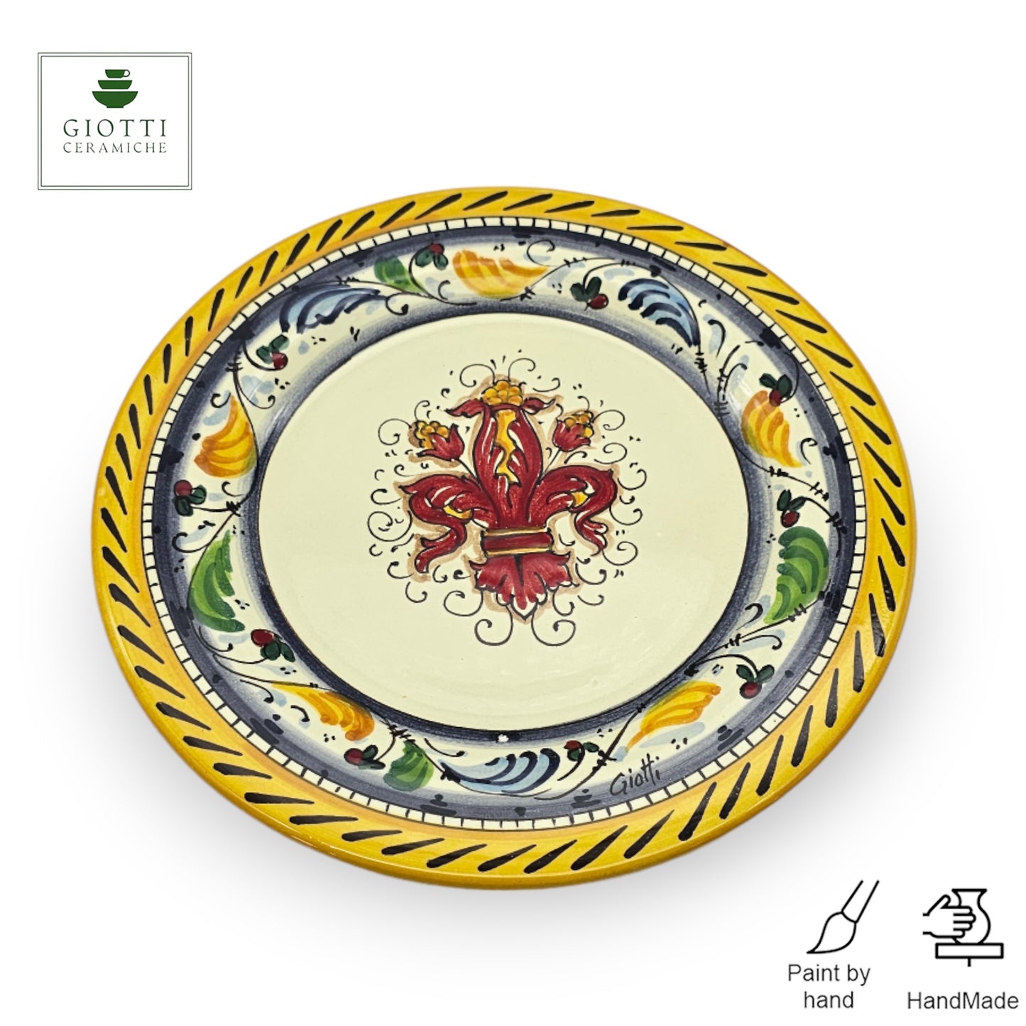 Giglio Rosso Salad Plate 22cm