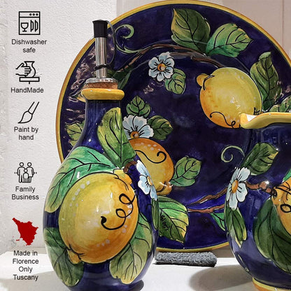 Lemon Blue Salad Bowl