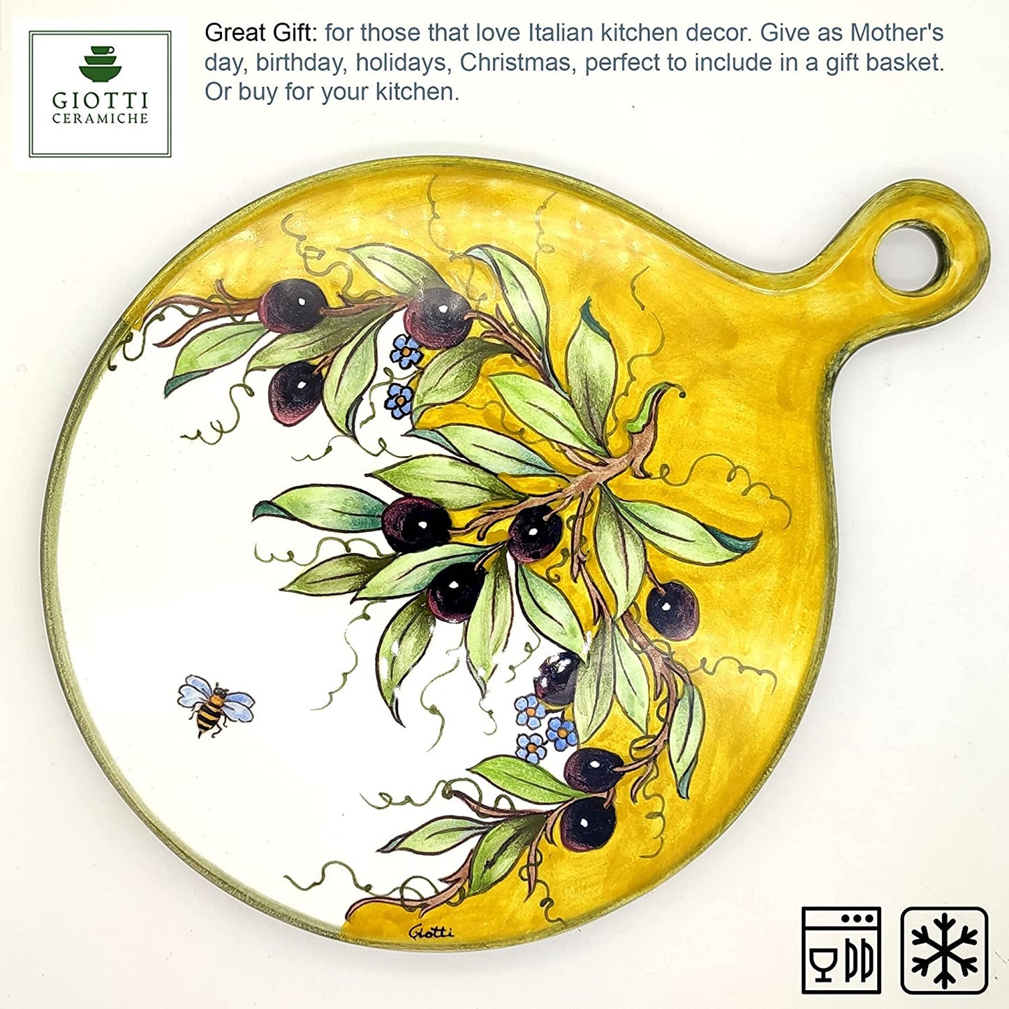 Olive Green Layer Cheese Board 26cm
