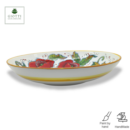 Girasoli e Papaveri ø 35cm Low Salad Bowl
