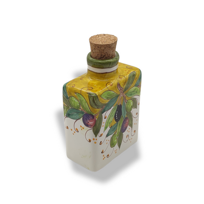 Torre Olive Green Layer Hand-Painted  Ceramic Bottle Fragrance Diffuser