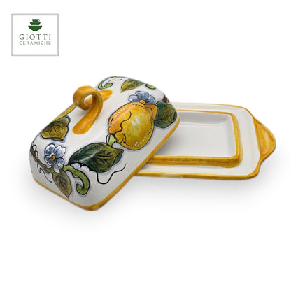 Lemon White Butter Dish
