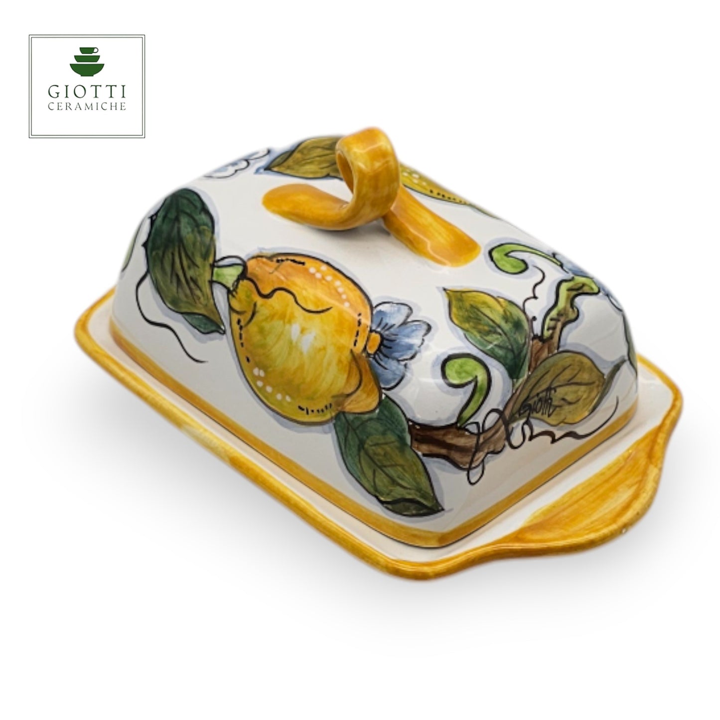 Lemon White Butter Dish