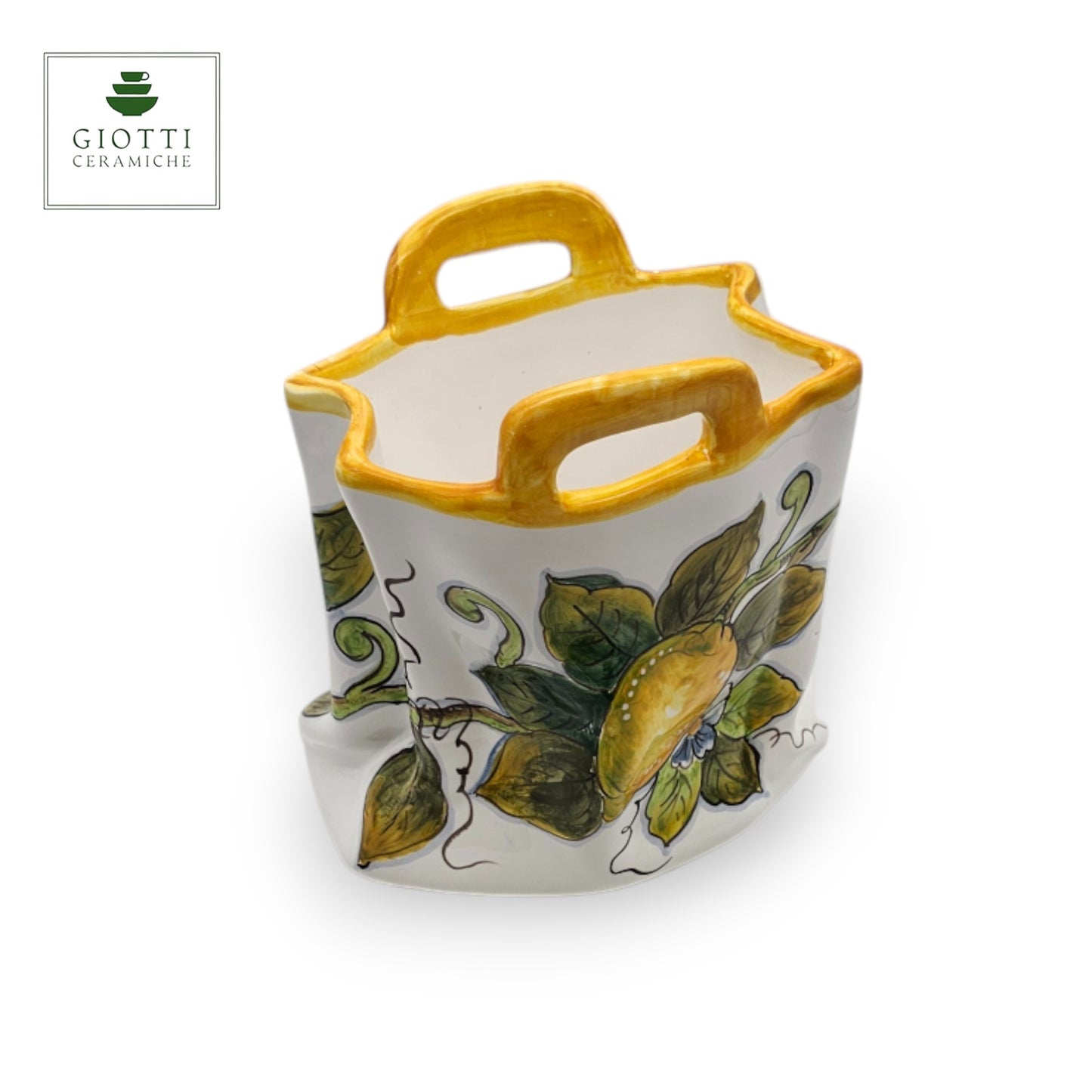 Lemon White Ceramic Bag