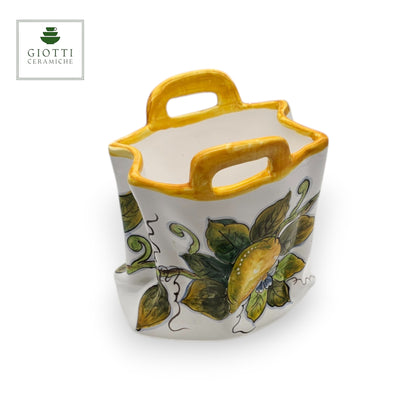 Lemon White Ceramic Bag