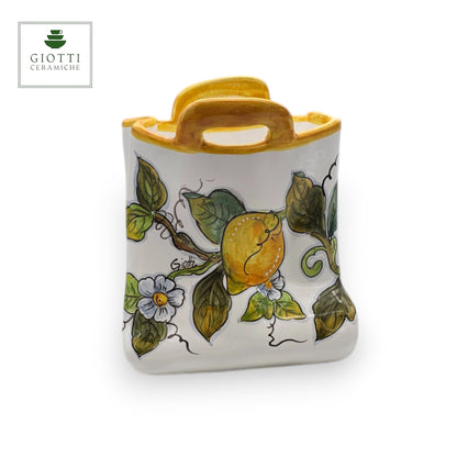 Lemon White Ceramic Bag