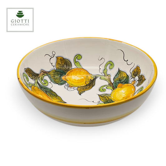Lemon White Bowl 30cm