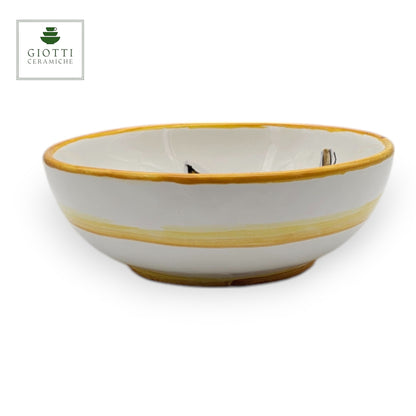 White Lemon Small Cereal Bowl 17cm