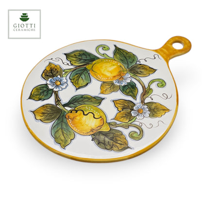 Lemon White Cheese Board 26cm