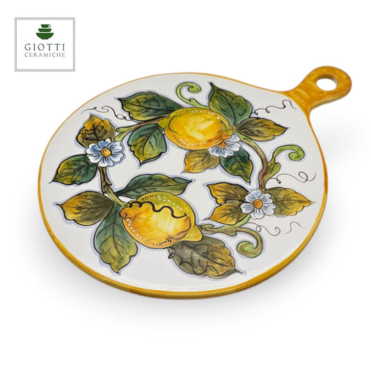 Lemon White Cheese Board 26cm