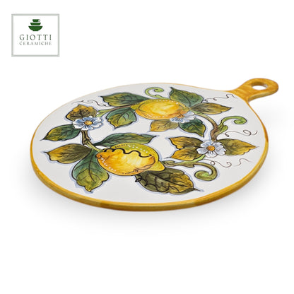 Lemon White Cheese Board 26cm