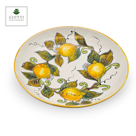 Lemon White ø 35cm Low Salad Bowl