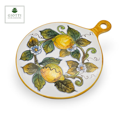 Lemon White Cheese Board 26cm