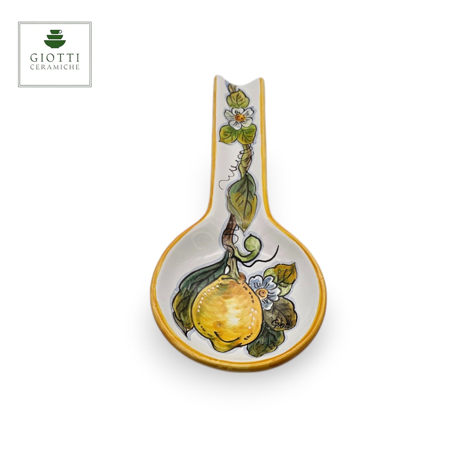 Lemon White Spoon Holder