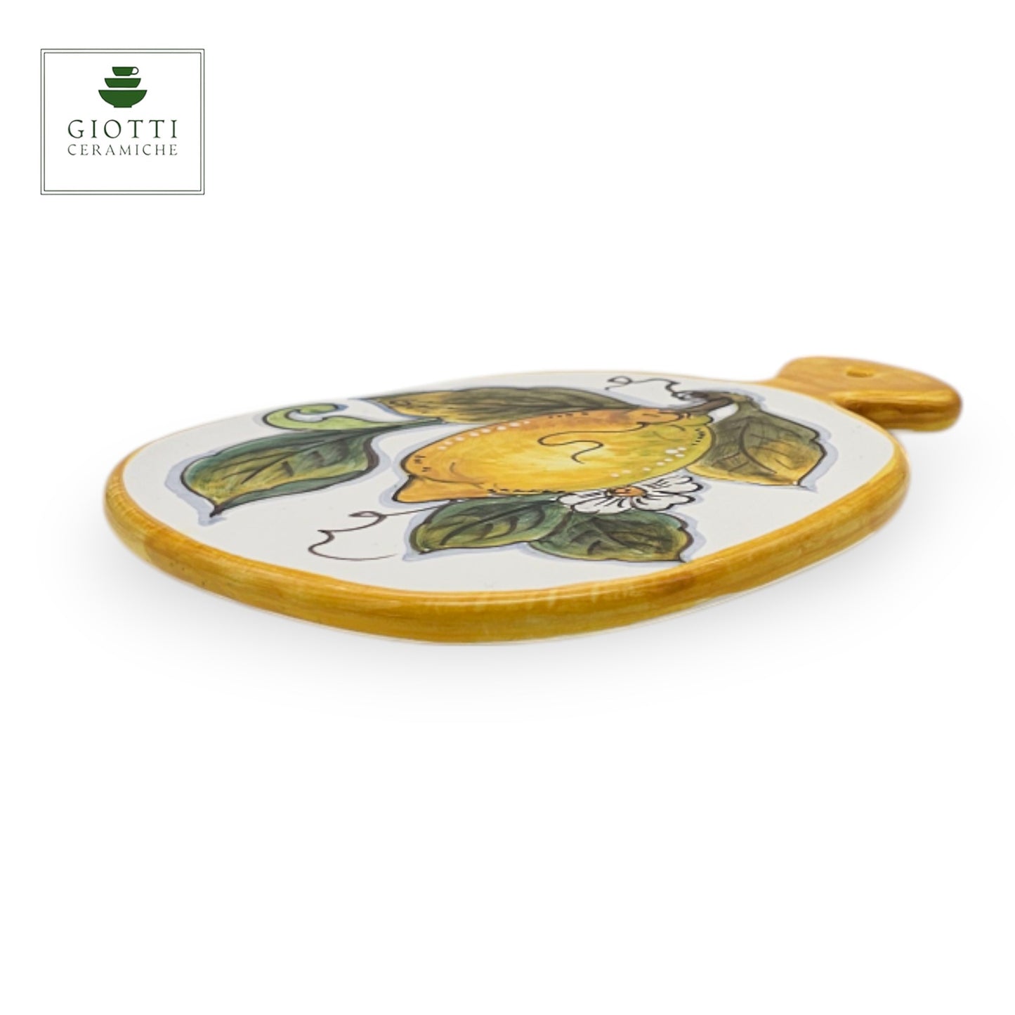 Lemon White Cheese Board 16cm