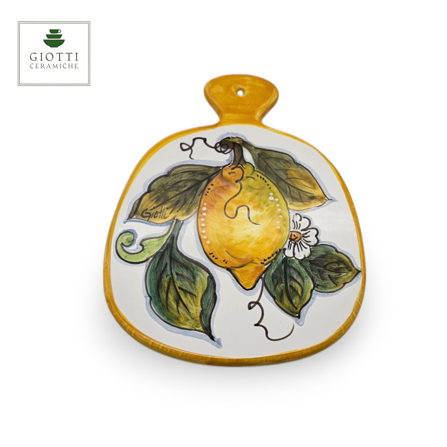 Lemon White Cheese Board 16cm