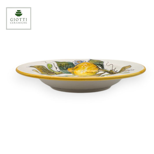 Lemon White Spaghetti Bowl 25cm